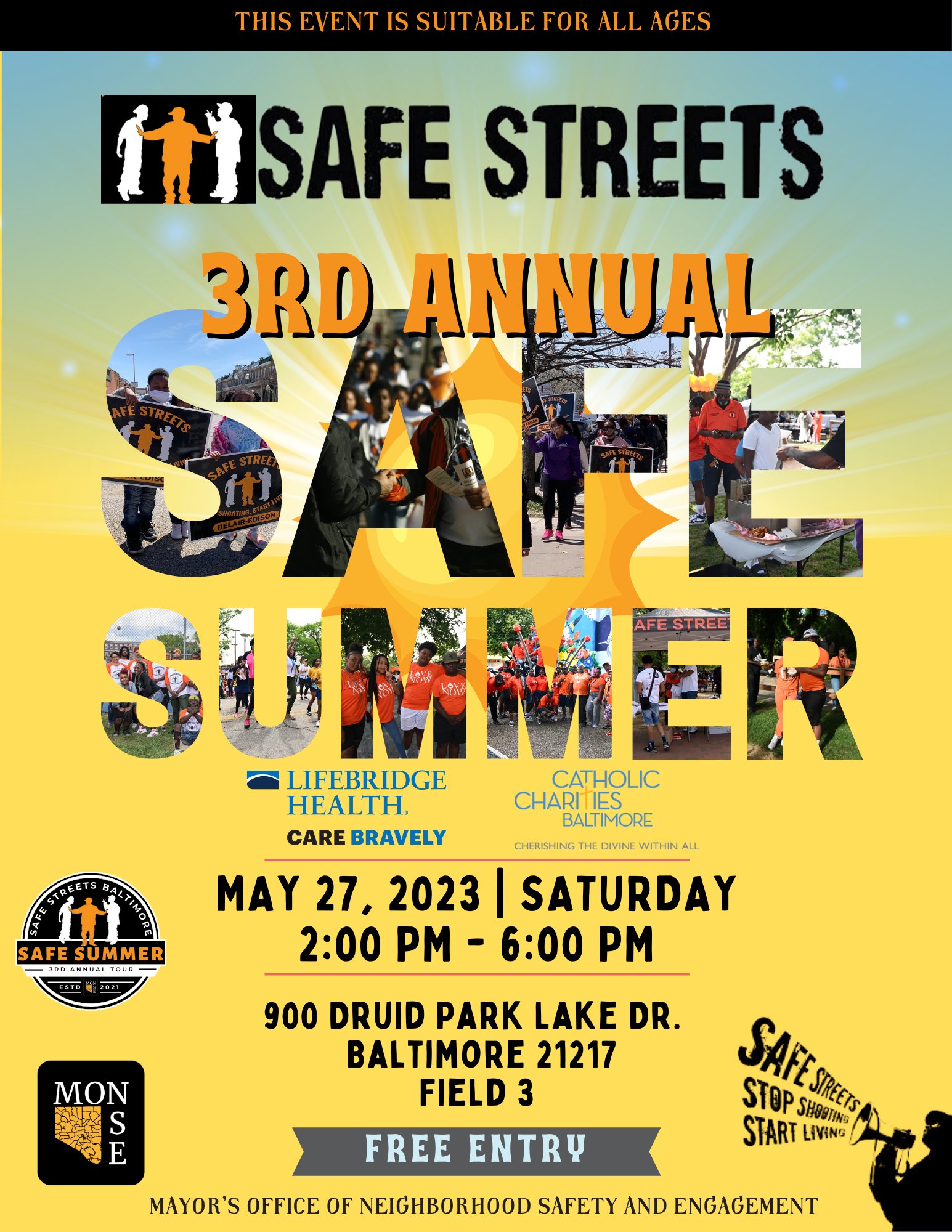 Safe Streets Safe Summer Flyer 